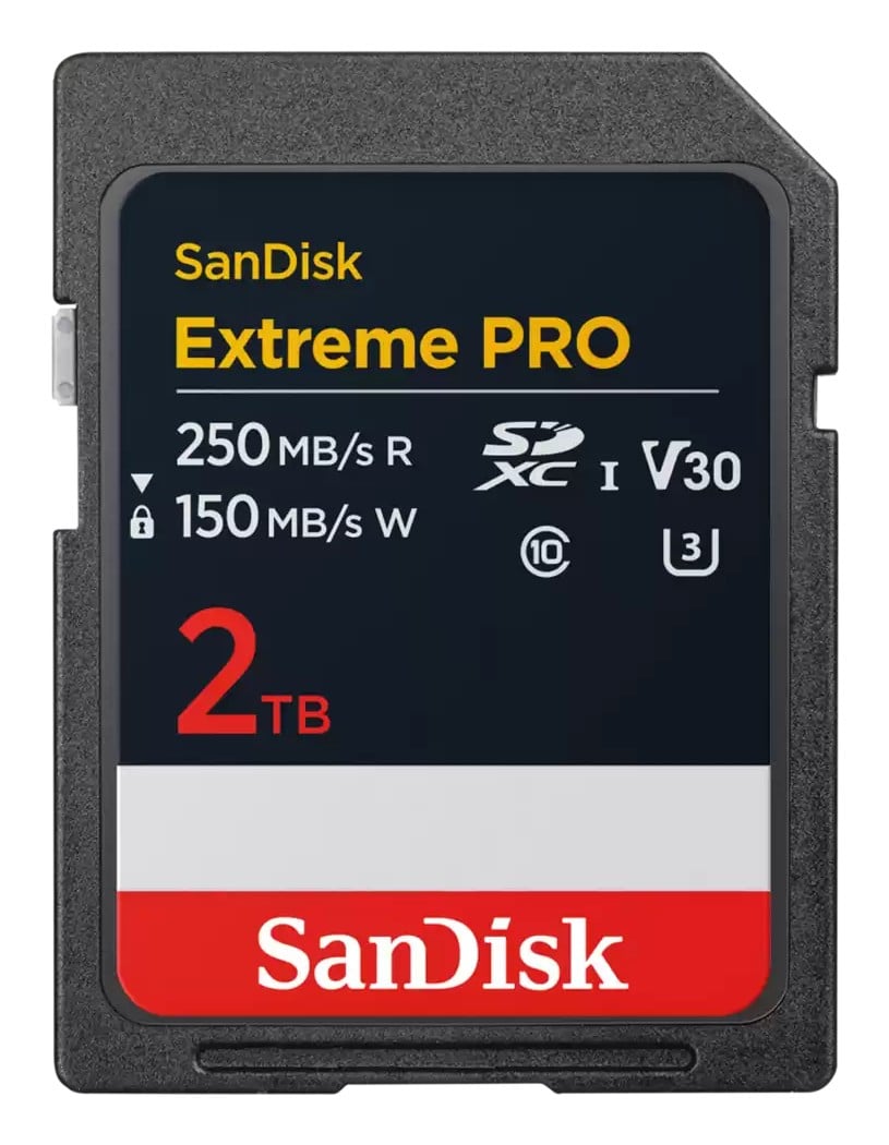 Extreme PRO 2TB SDXC 250MB/s UHS-I