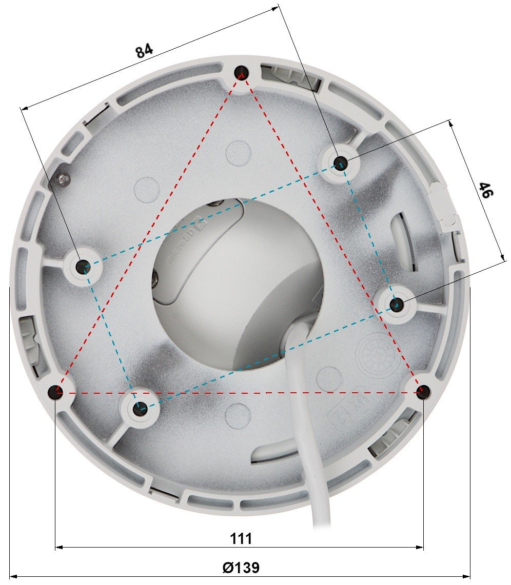 Hikvision DS-2CD2347G2H-LI(2.8mm)(eF) 4 MP Smart Hybrid Light with ColorVu Fixed Turret Network Camera
