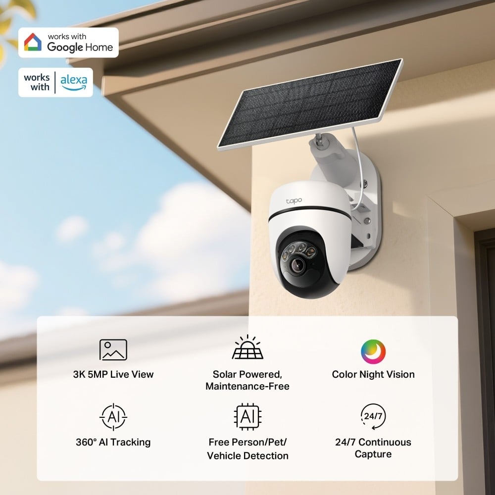 TP-Link Tapo C630 KIT Caméra de sécurité IP Extérieure 2880 x 1620 pixels Mural/sur poteau