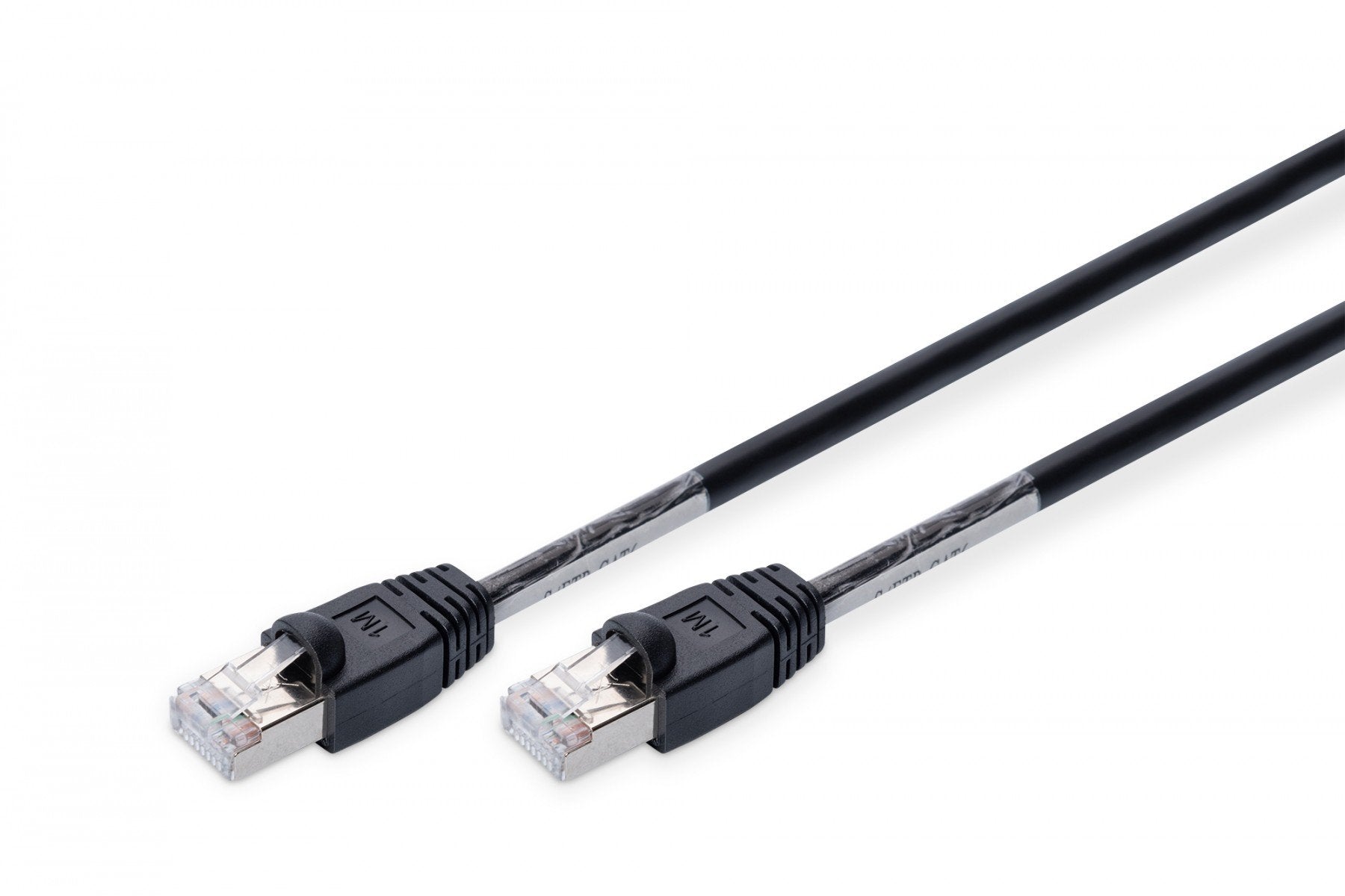 Digitus DK-1644-010/BL-OD câble de réseau Noir 1 m Cat6 S/FTP (S-STP)