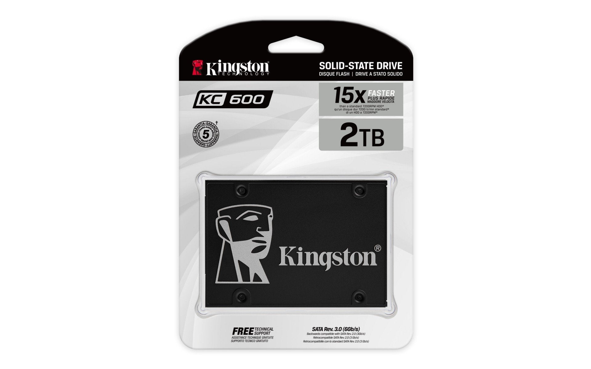 KINGSTON 2048GB SSD KC600 SATA3 2.5inch