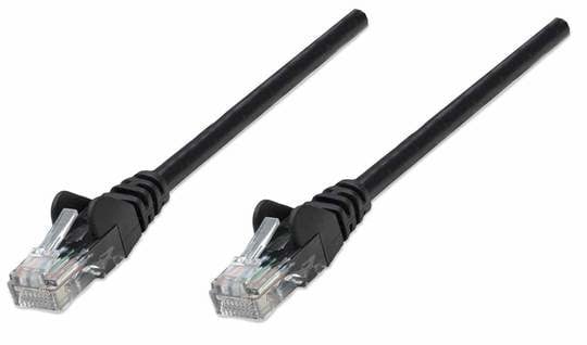 Intellinet 345378 câble de réseau Noir 10 m Cat5e U/UTP (UTP)