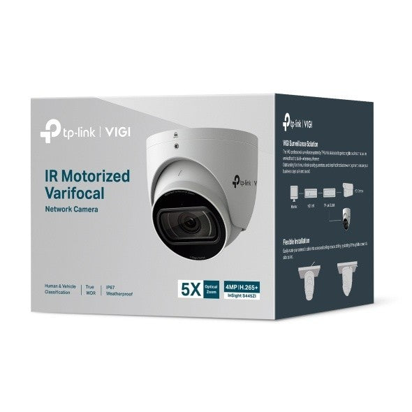 TP-LINK VIGI 4MP IR Motorized Varifocal Turret Network Camera