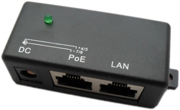 Extralink Injecteur PoE 1 Port | 1x 100Mb/s RJ45, Bloc