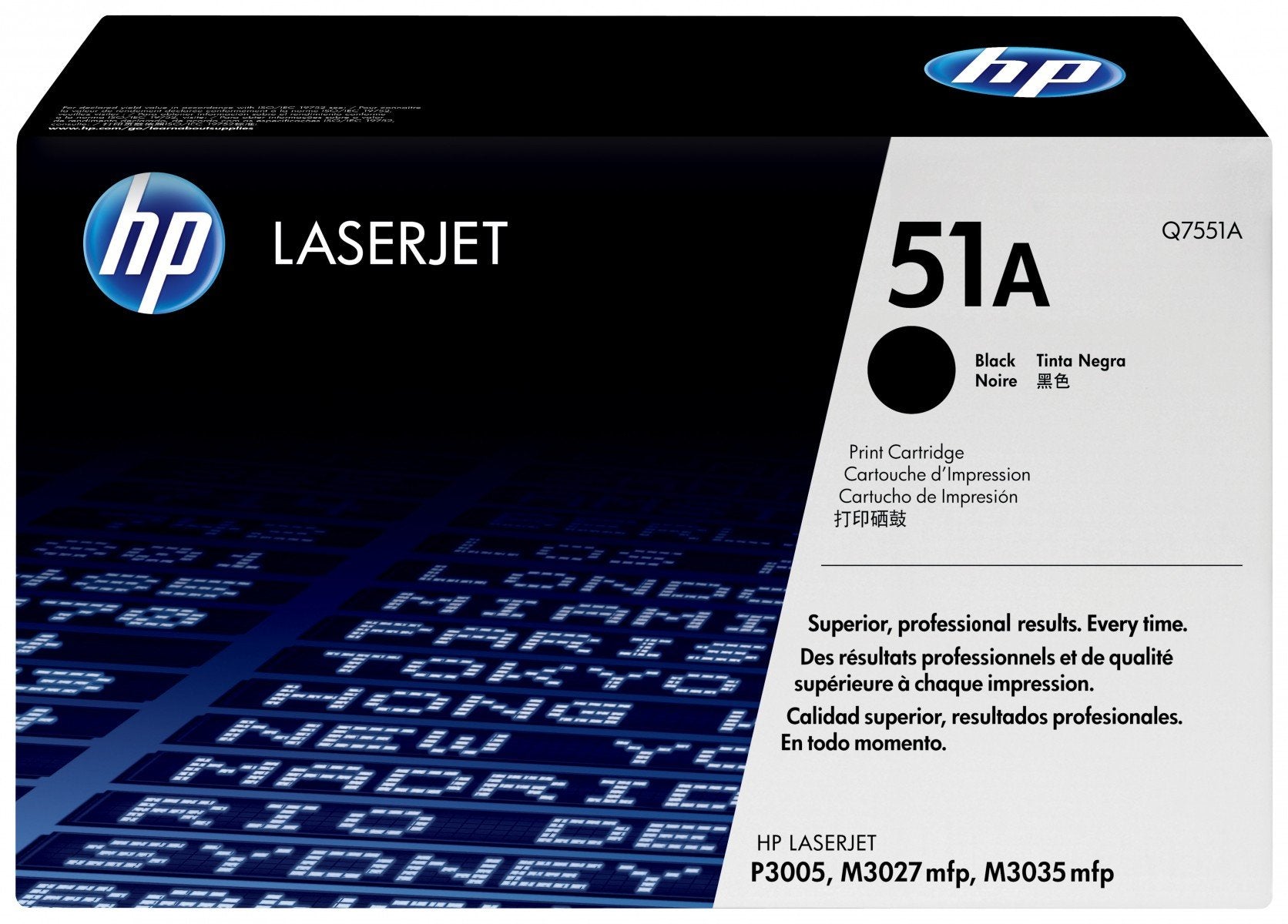 HP 51A toner LaserJet noir authentique