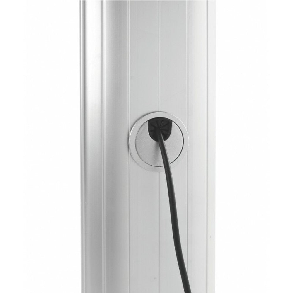 "Techly ICA-TR24 Support TV mobile 60-100"" jusqu'a 100kg réglable 2 étageres"