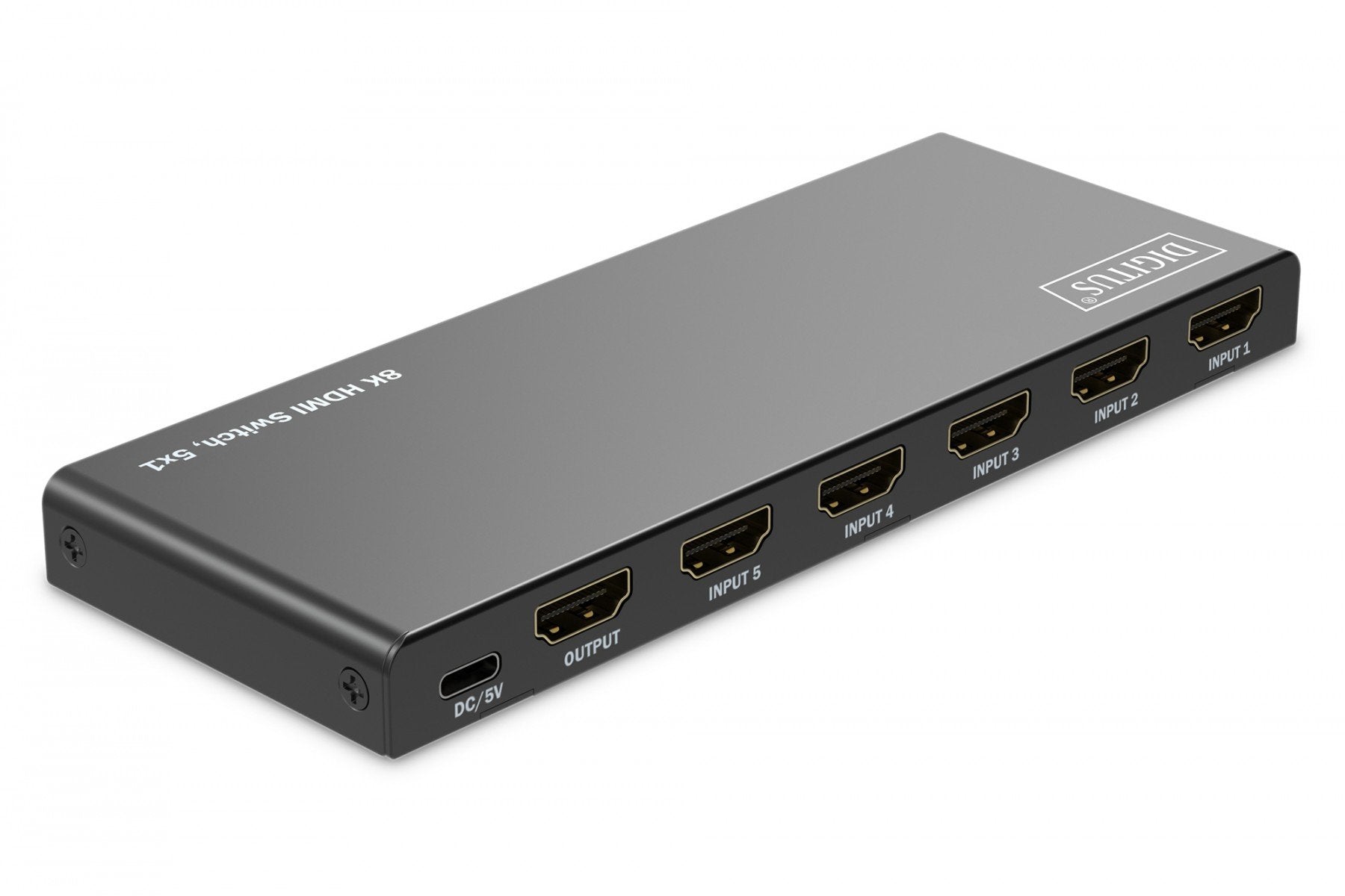 Commutateur HDMI 5x1, 8K/60Hz (4:4:4) avec HDR, 48 Gbps, HDCP 2.3