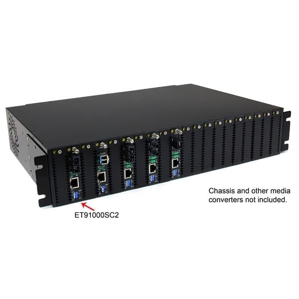 Gigabit Ethernet MM Fiber Converter SC