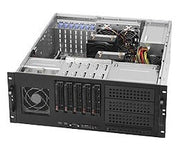 Supermicro SuperChassis 842TQC-668B Support Noir, Gris 668 W