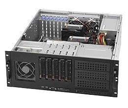 Supermicro SuperChassis 842TQC-668B Support Noir, Gris 668 W