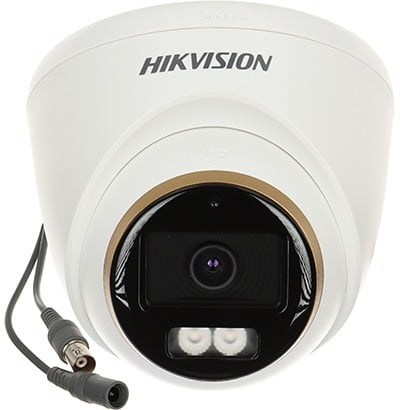 Hikvision DS-2CE72KF3T-LE(2.8mm) Caméra Turret Fixe 3K ColorVu a Double Éclairage PoC