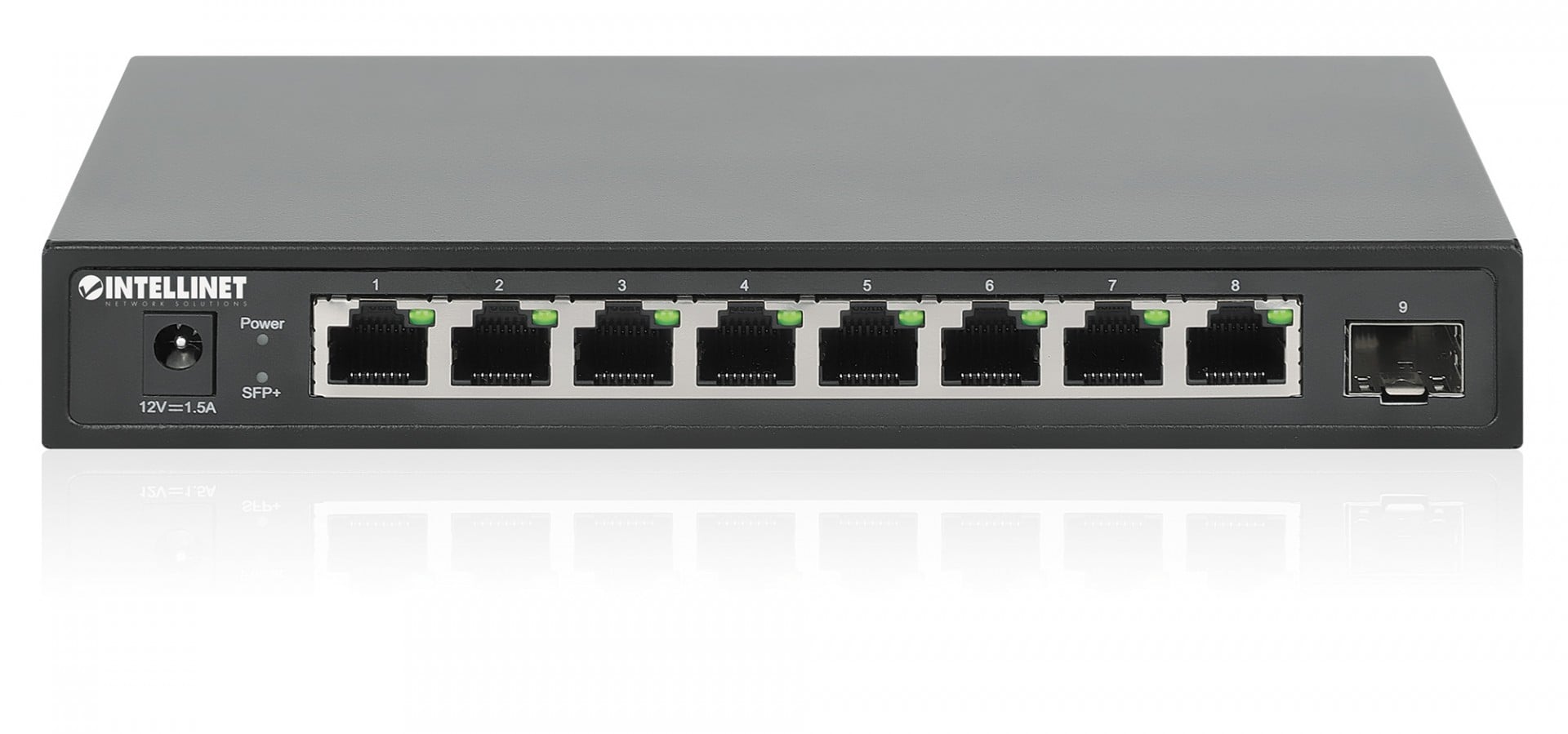 Intellinet 562096 commutateur réseau Non-géré 2.5G Ethernet (100/1000/2500) Noir