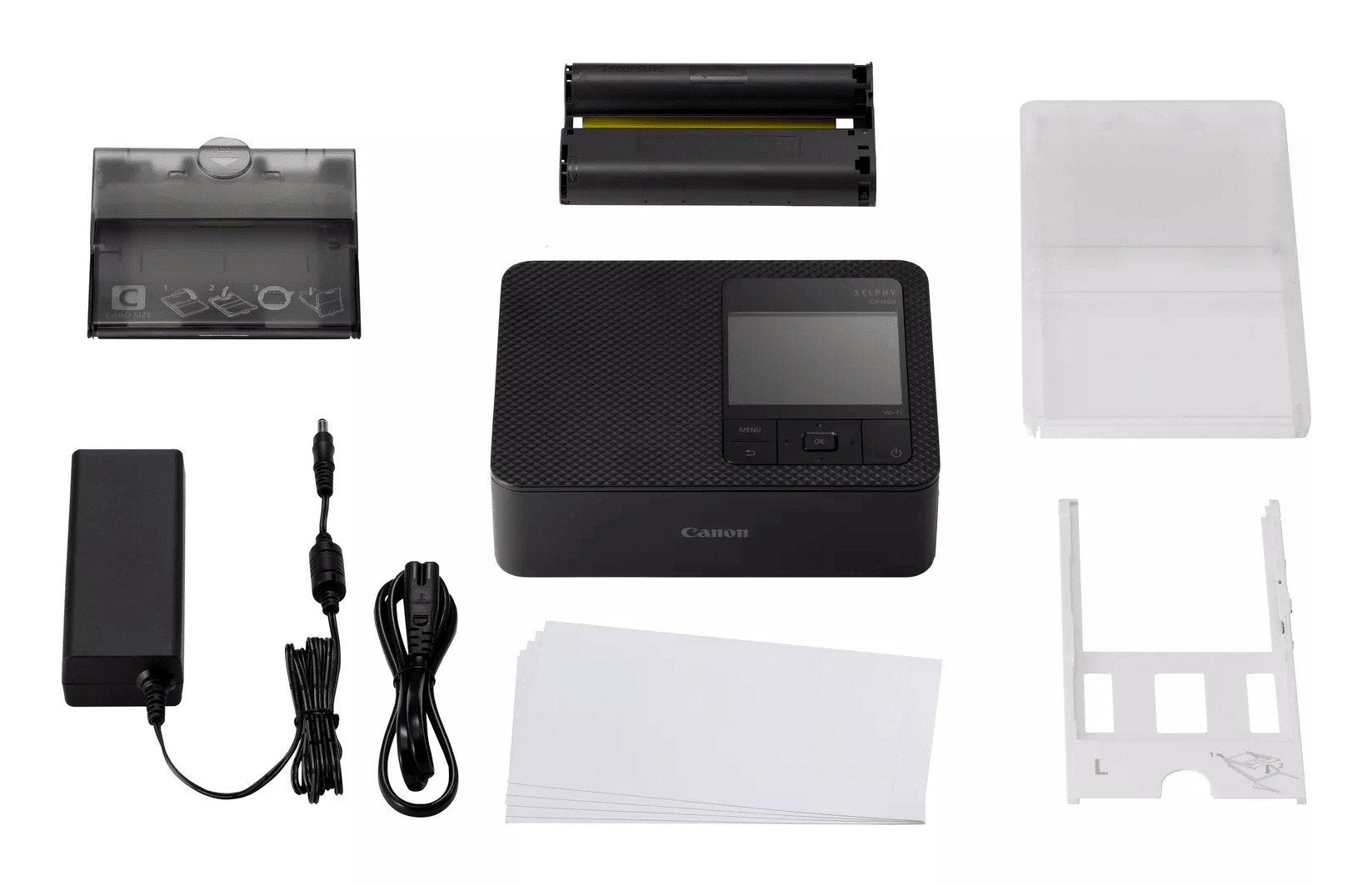 CANON SELPHY CP1500 Printer colour dye sublimation 148x100mm 0.41 min/page colour USB Wi-Fi Black