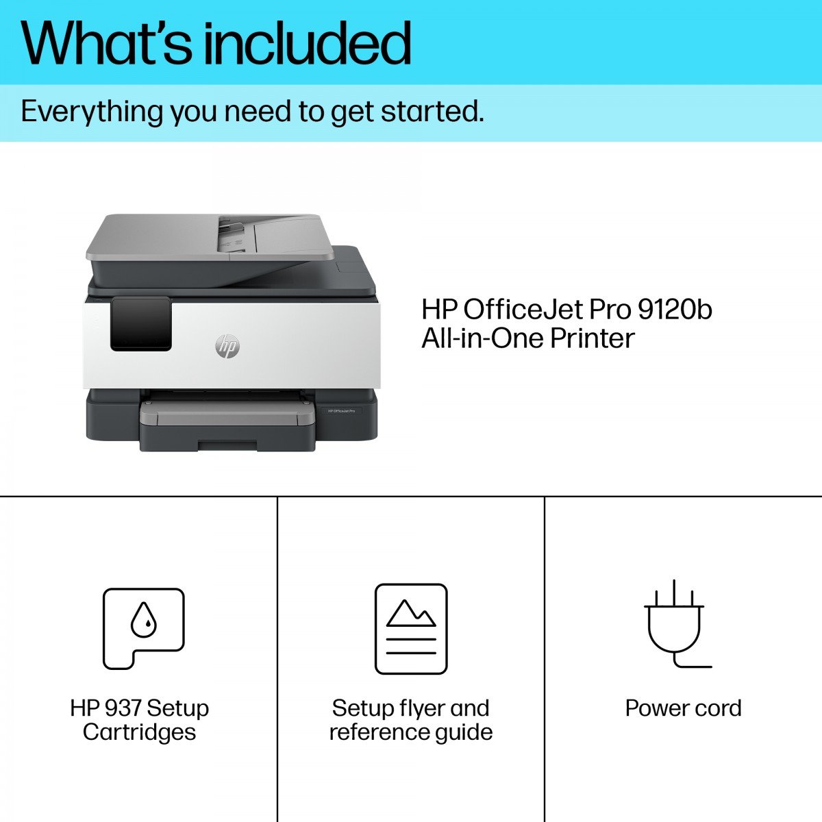 HP OfficeJet Pro 9120b AiO Printer A jet d'encre thermique A4 4800 x 1200 DPI 20 ppm Wifi
