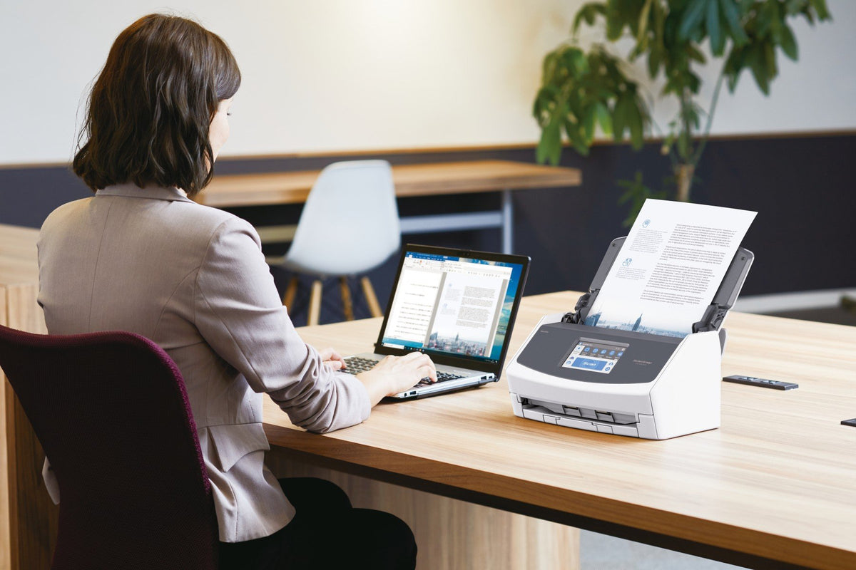 Fujitsu ScanSnap iX1600 Numériseur chargeur automatique de documents (adf) + chargeur manuel 600 x 600 DPI A4 Noir, Blanc
