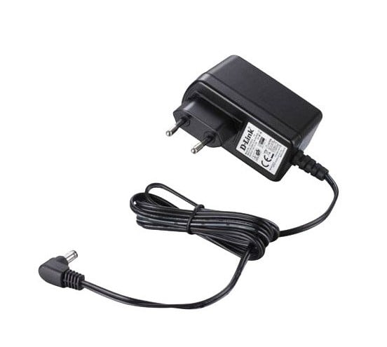 D-LINK Alimentation électrique 12V/3A noire (Connecteur Euro/UK 3,8mm) - Câble 1,1m - Connecteur 3.8x1.35x9.5mm (I-type) - Convient