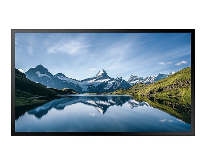 SAMSUNG OH46B 46p 16:9 IP56 rated display kit with protection glass integrated power box 3500nits HDBase-T 2xHDMI RS-232 USB