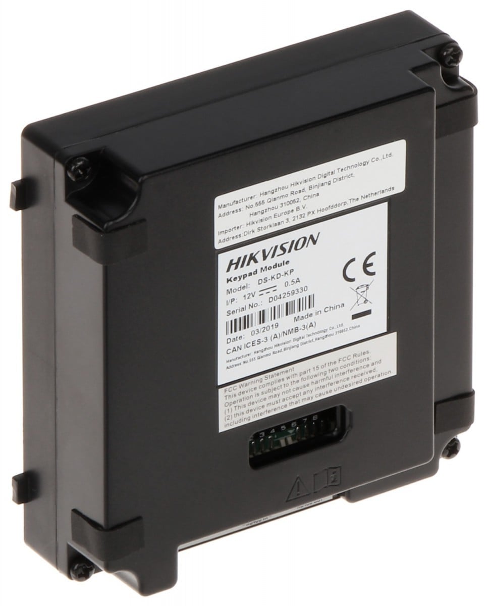 Hikvision DS-KD-KP Station de porte modulaire professionnelle série KD8