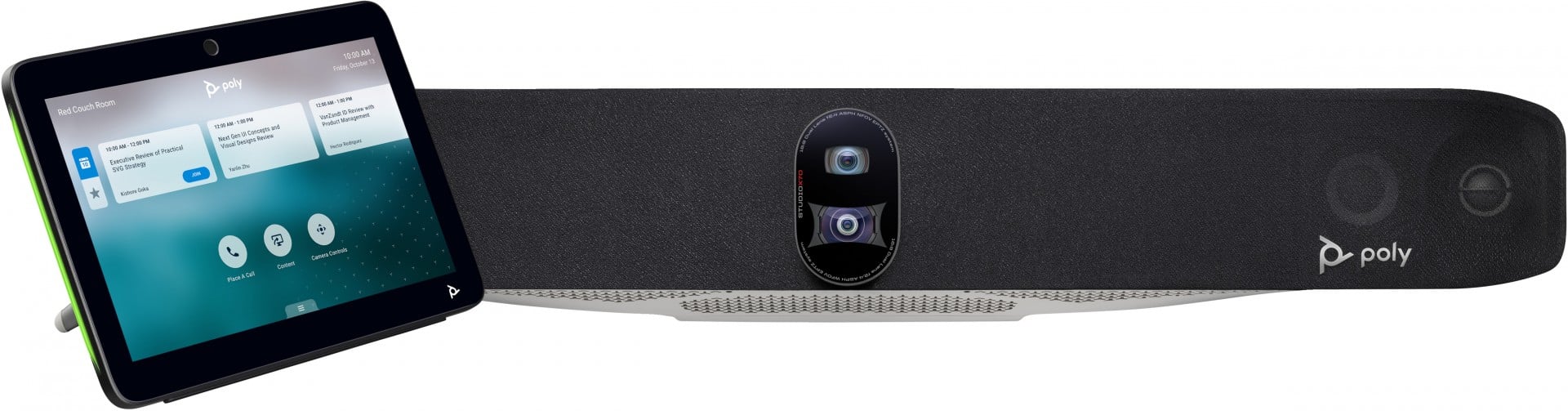 POLY STUDIO X70 avec TC10 VisioConférencier double caméra 4K