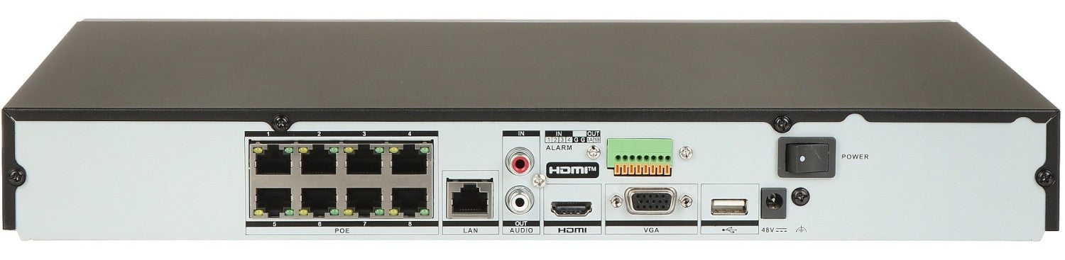 Hikvision DS-7608NXI-K2/8P(D) NVR PoE 8 canaux 1U Série K AcuSense 4K