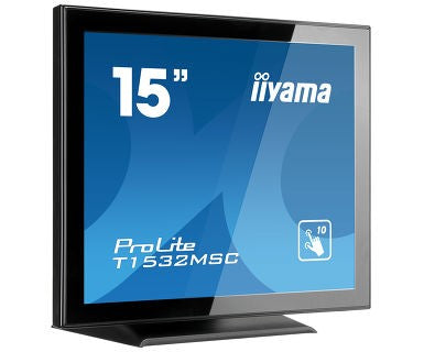 "iiyama ProLite T1532MSC-B5X écran plat de PC 38,1 cm (15"") 1024 x 768 pixels LED Écran tactile Noir"