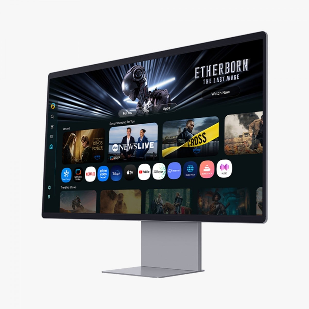 SAMSUNG LS32FM900SUXEN 32p OLED 3840x2160 16:9 HDMI DP USB Silver