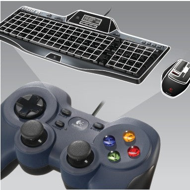LOGITECH Gamepad F310 Gamepad 10 buttons wired for PC