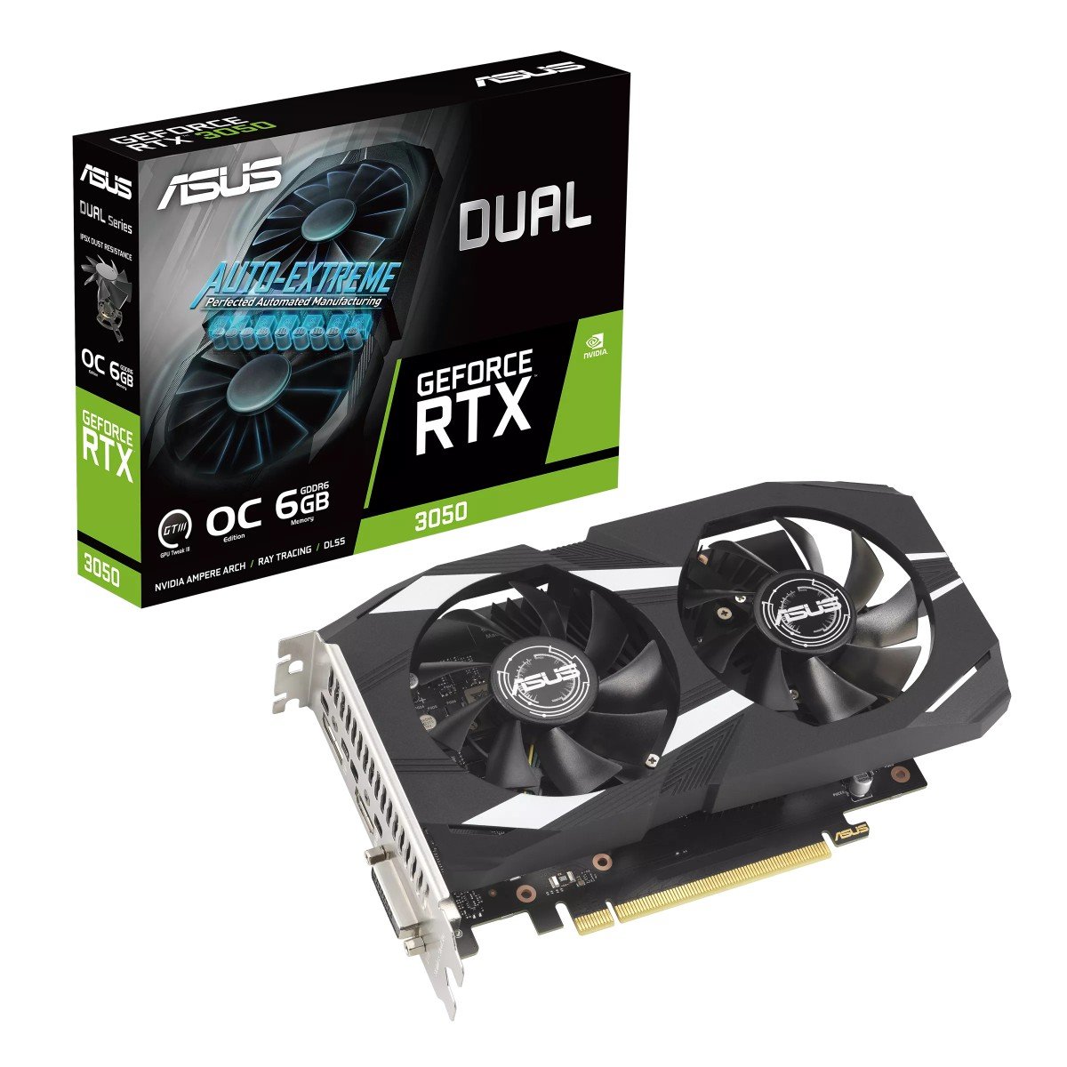 ASUS DUAL RTX 3050 OC 6Go