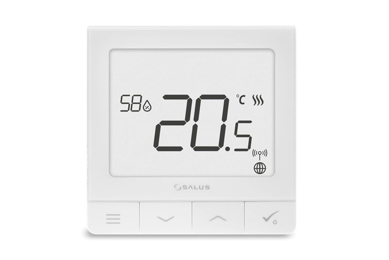 SALUS SQ610 Contrôleur de température avec capteur d'humidité, 230V