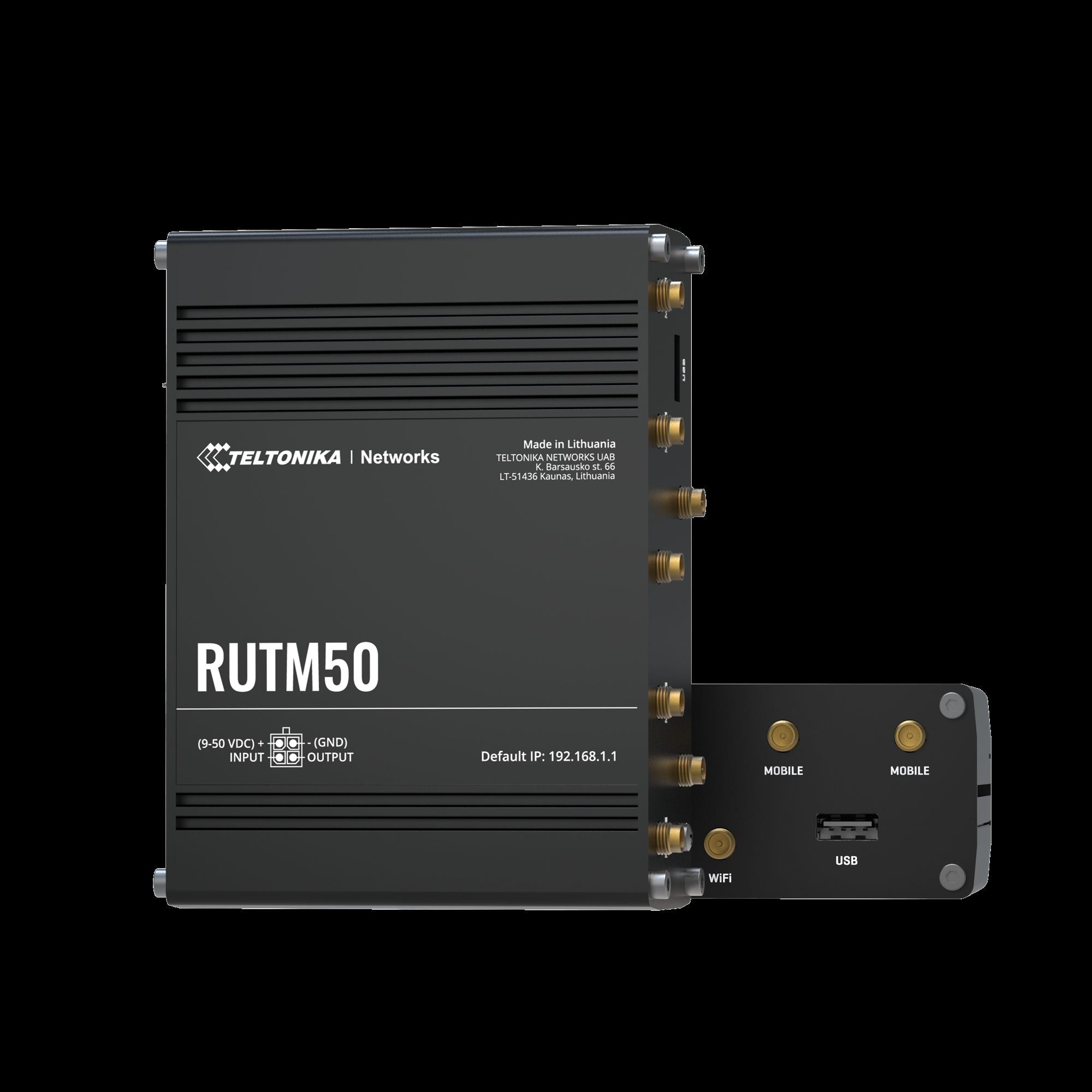 TELTONIKA NETWORKS RUTM50 DUAL SIM 5G/4G/LTE router US version