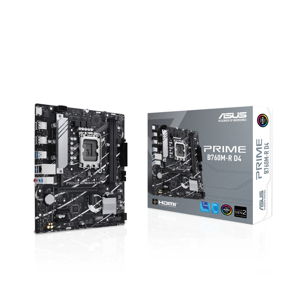 ASUS PRIME B760M-R D4 LGA1700 2xDDR4 4xSATA 2xM.2
