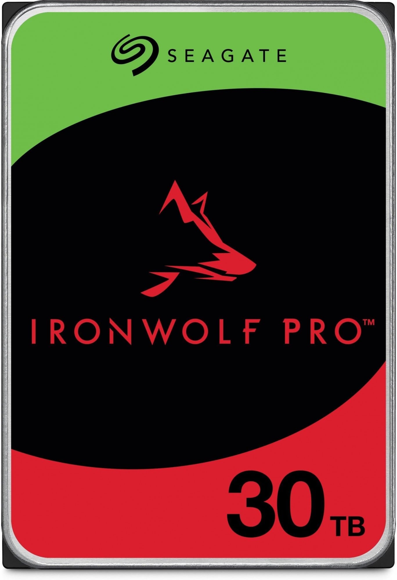 SEAGATE Ironwolf PRO Enterprise 30To 7200 tr/min 6 Gbit/s SATA 256 Mo de cache 8.9 cm 3.5 pouces 24h/24 et 7j/7 pour systèmes NAS