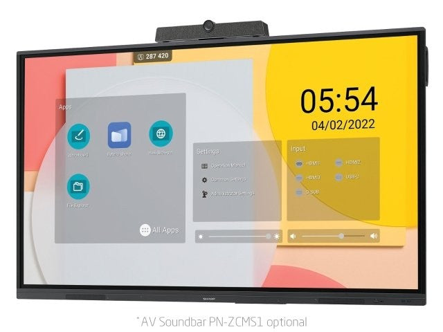 Sharp PN-L862B Touch Display