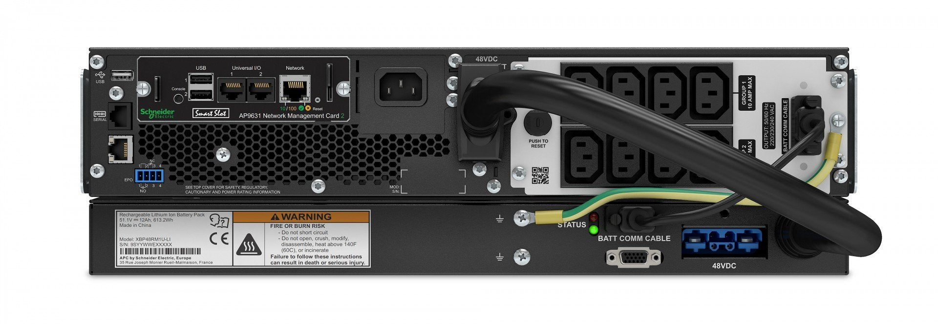 APC Smart-UPS SRT Li-Ion 1000VA RM 230V