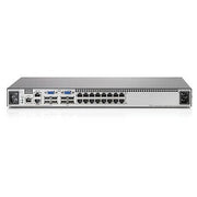 Hewlett Packard Enterprise AF618A commutateur écran, clavier et souris Noir