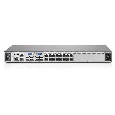 Hewlett Packard Enterprise AF618A commutateur écran, clavier et souris Noir