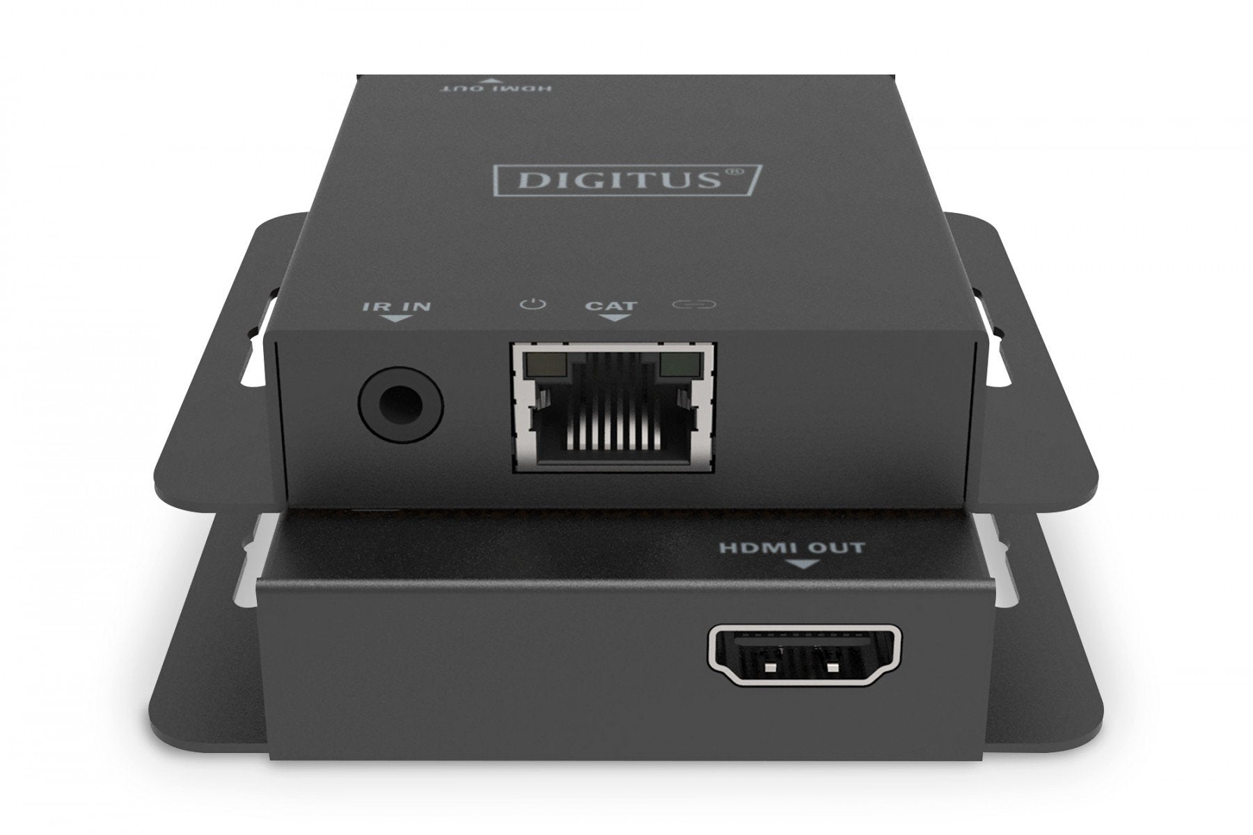 Digitus DS-55519 extension audio/video Émetteur et récepteur AV Noir