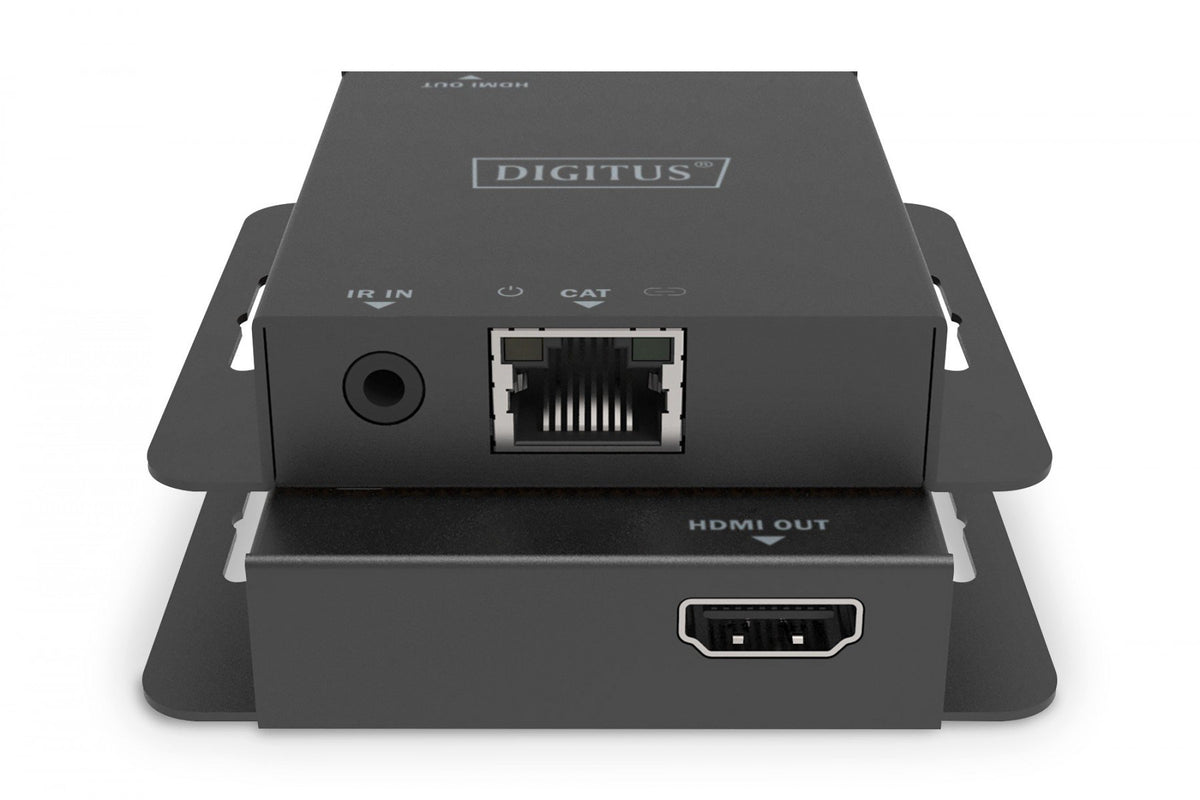 Digitus DS-55519 extension audio/video Émetteur et récepteur AV Noir