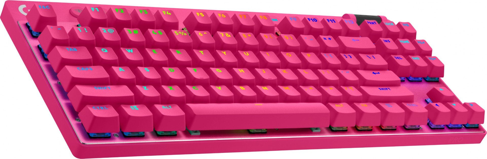 Logitech G PRO X TKL clavier Gaming RF sans fil + Bluetooth QWERTY US International Magenta