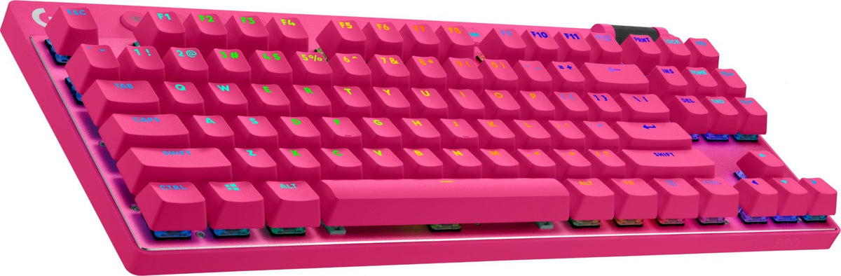 Logitech G PRO X TKL clavier Gaming RF sans fil + Bluetooth QWERTY US International Magenta