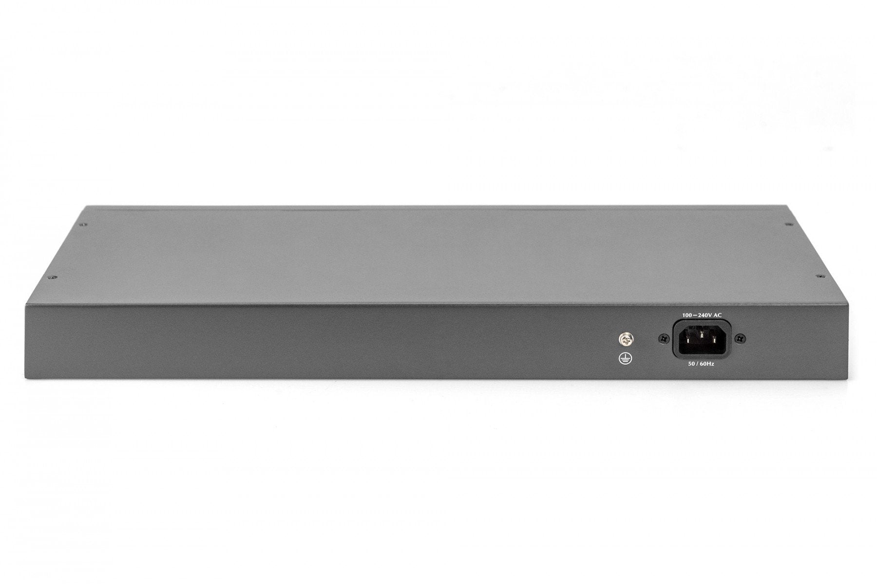 Digitus DN-95343 commutateur réseau Non-géré Fast Ethernet (10/100) Connexion Ethernet, supportant l'alimentation via ce port (PoE) 1U Noir, Argent