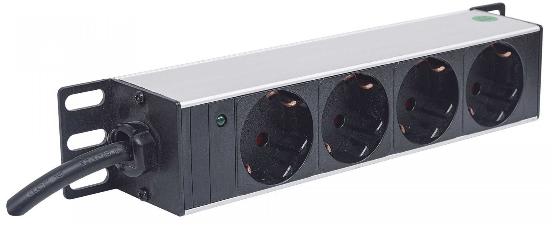 Intellinet 714020 unité de distribution d'énergie 4 sortie(s) CA 1U Gris