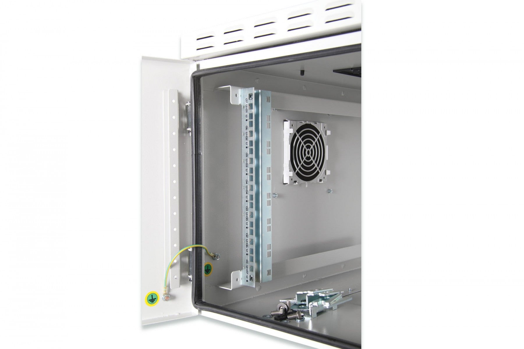 Digitus DN-19 12U-I-OD étagere Rack monté sur le mur Gris