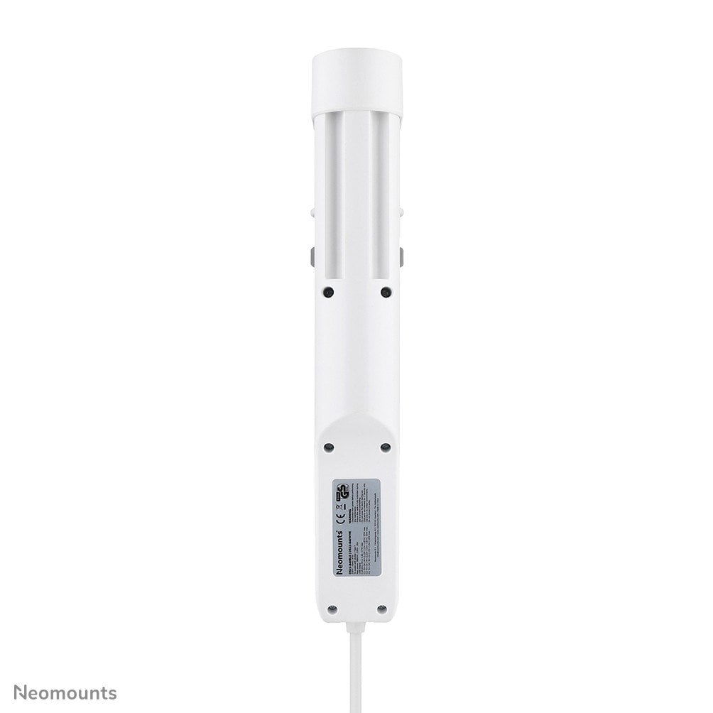 NEOMOUNTS VOLT Desk Clamp socket with Quick-charge USB Ports clamp 0-50mm 3x type-F 230V 1x USB-A 18W 2x USB-C 20W