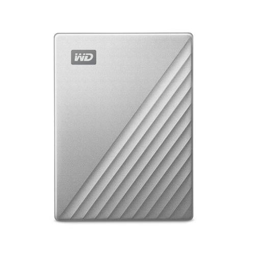 WD My Passport Ultra 1To Silver USB-C/USB3.0 HDD 2.5p Metal finish RTL portable extern