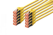 Digitus DK-1644-005-Y-10 câble de réseau Jaune 0,5 m Cat6 S/FTP (S-STP)