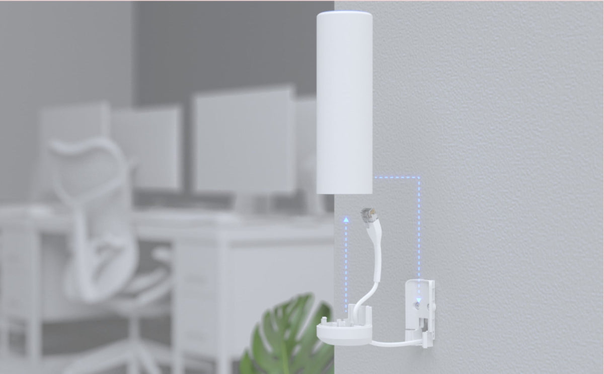 Ubiquiti Networks U6-Mesh 4800 Mbit/s Blanc Connexion Ethernet, supportant l'alimentation via ce port (PoE)