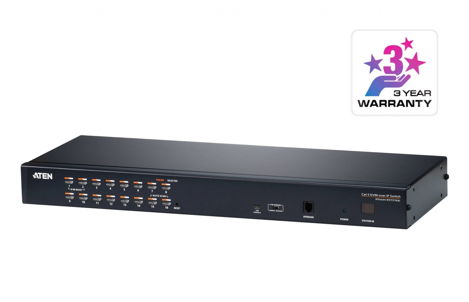 Aten KH1516Ai kvm IP Altusen CAT5 16 ports mono-utilisateur