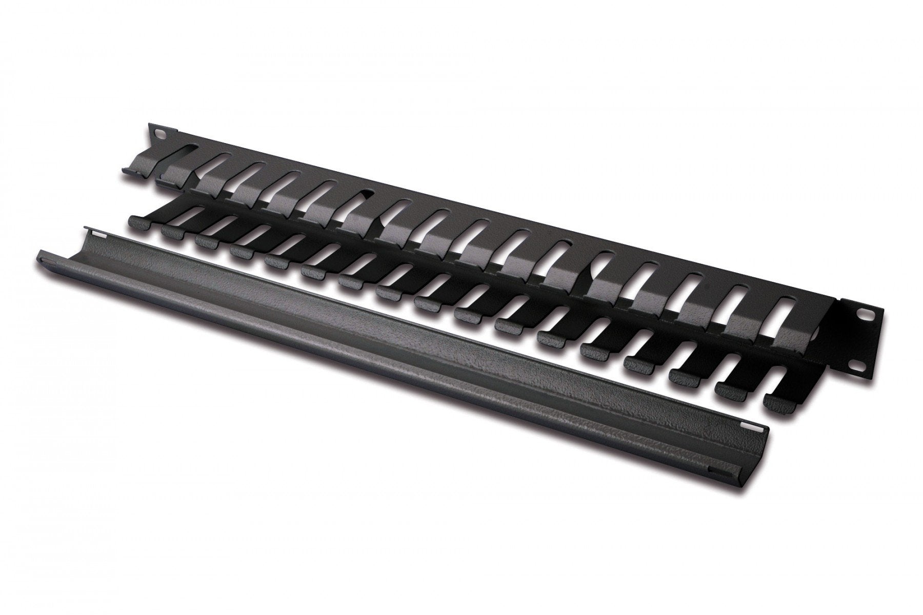 "Digitus Panneau de guidage des câbles avec couvercle amovible pour armoires de 483 mm (19""), 1 U"