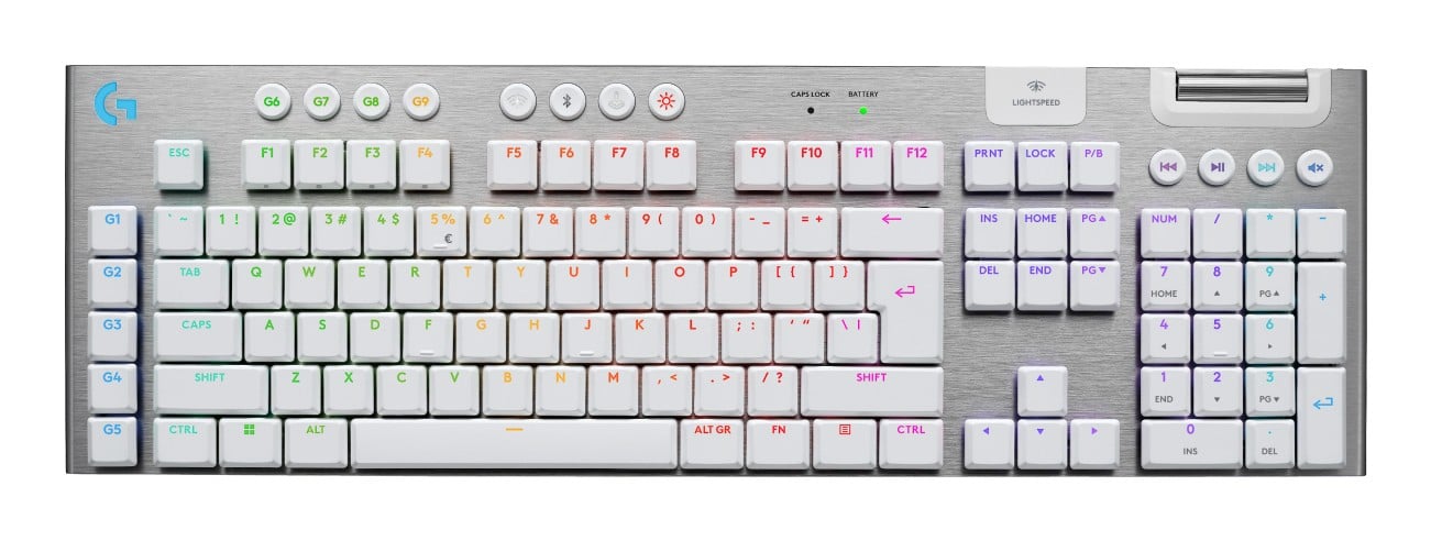 Clavier de jeu sans fil Logitech 920-012690 G915 X Lightspeed Blanc